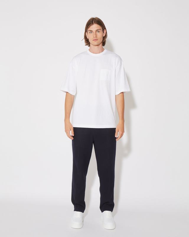 Philippe Model T-Shirt Maurice da Uomo Bianca in Jersey Vendita Calda