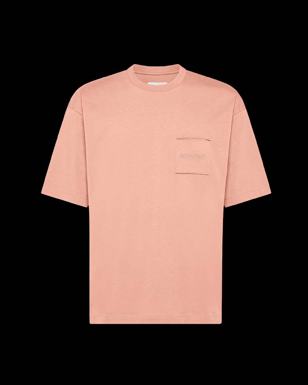 Philippe Model T-Shirt Maurice da Uomo Rosa in Jersey Vendita Economica