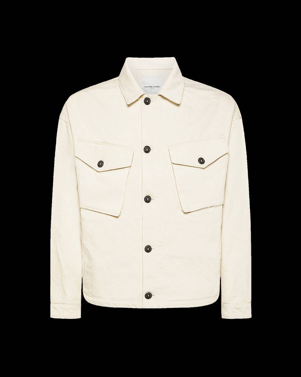 Philippe Model Giacca GERARD da Uomo Beige ecru in Bull Denim 2025