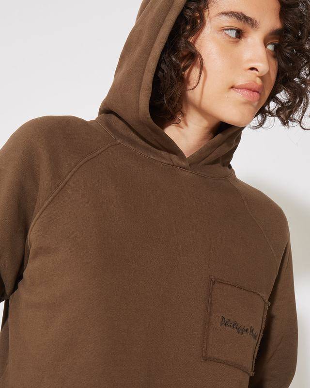 Philippe Model Felpa con cappuccio JADE da Donna Marrone in Jersey Spedizione Gratuita