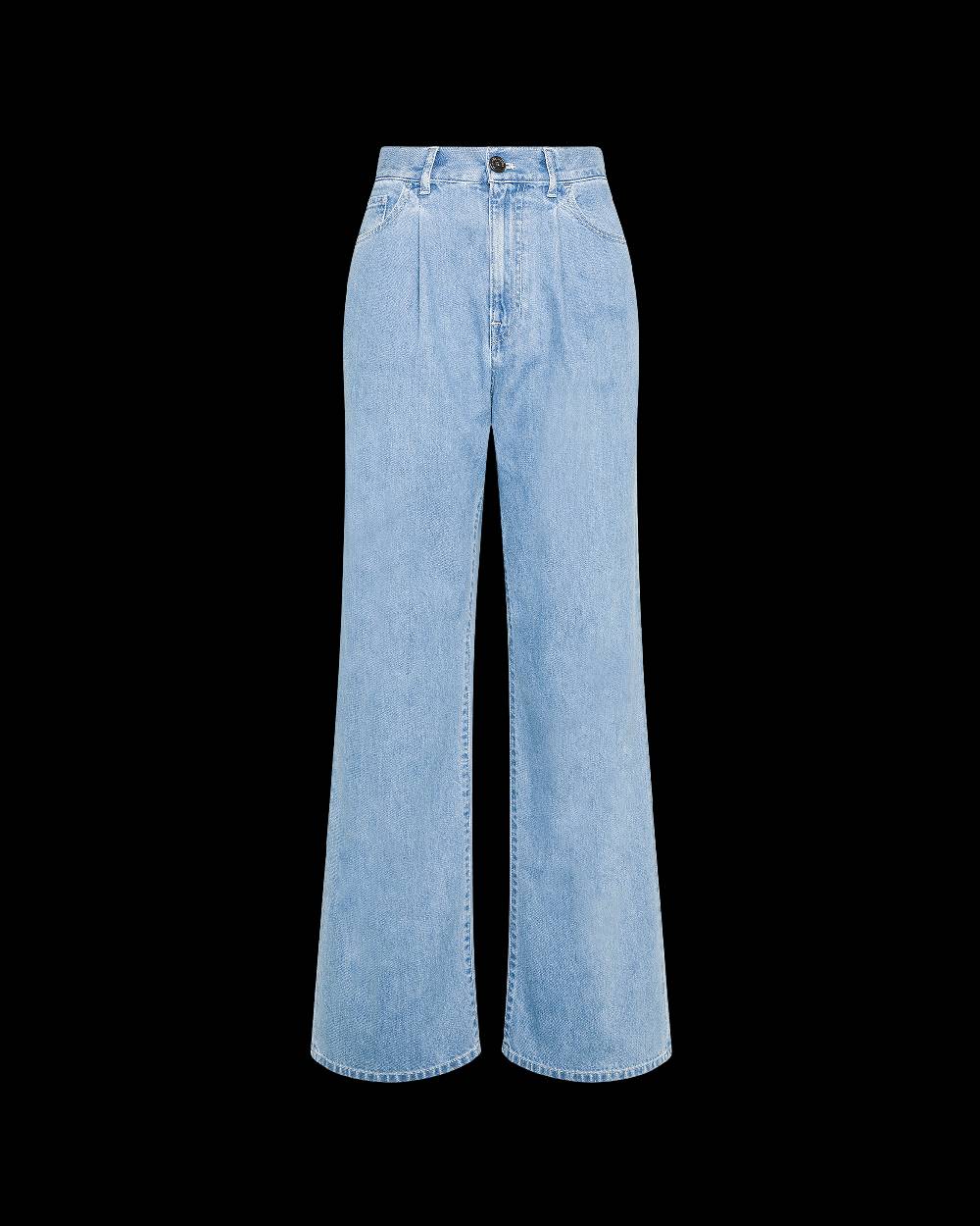 Philippe Model Jeans Charlotte da Donna Azzurro in Denim Only for today