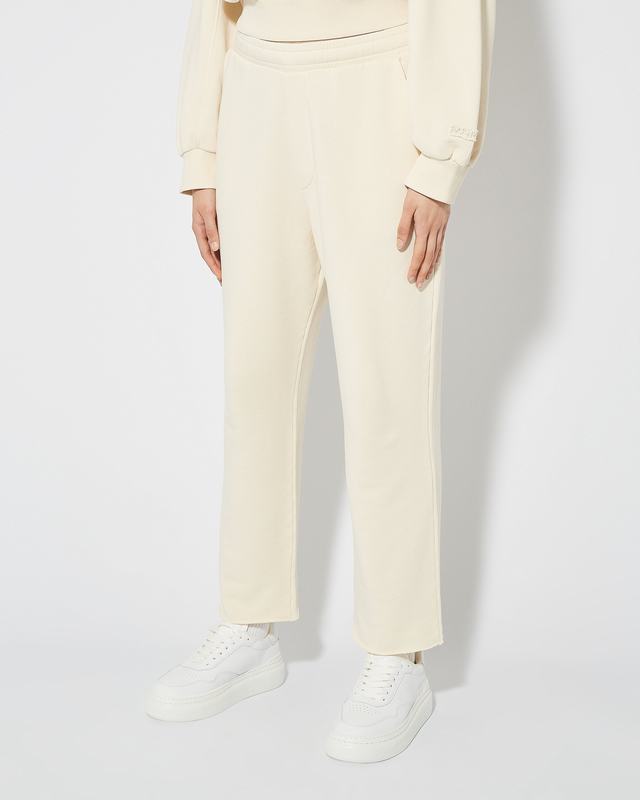 Philippe Model Pantaloni Claire da Donna Beige ecru in Jersey Consegna Veloce
