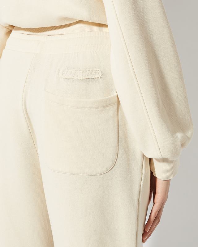 Philippe Model Pantaloni Claire da Donna Beige ecru in Jersey Consegna Veloce