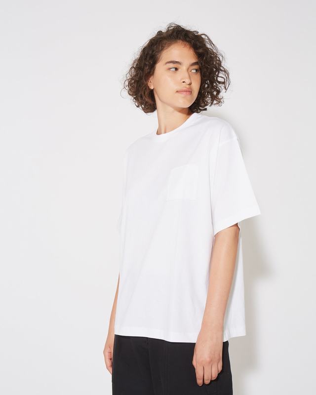 Philippe Model T-Shirt Monique da Donna Bianca in Jersey Fino Al -60%