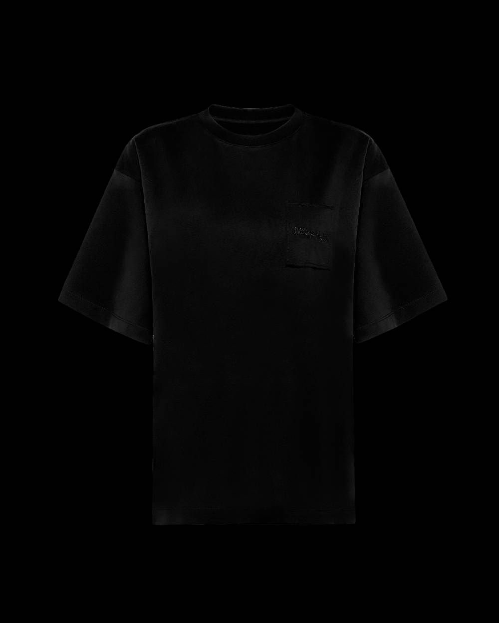 Philippe Model T-Shirt Monique da Donna Nera in Jersey Solo un giorno rimasto