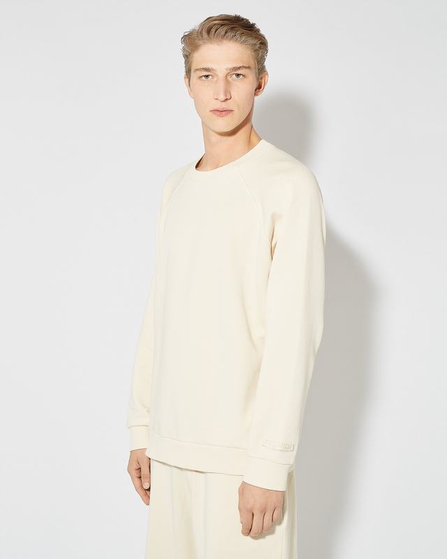 Philippe Model Felpa girocollo Bernard da Uomo Beige ecru in Jersey Enormi sconti