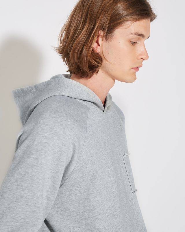 Philippe Model Felpa con cappuccio JEAN da Uomo Grigia in Jersey Novità