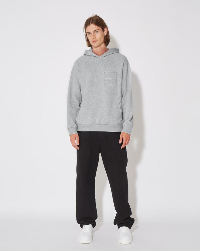 Philippe Model Felpa con cappuccio JEAN da Uomo Grigia in Jersey Novità