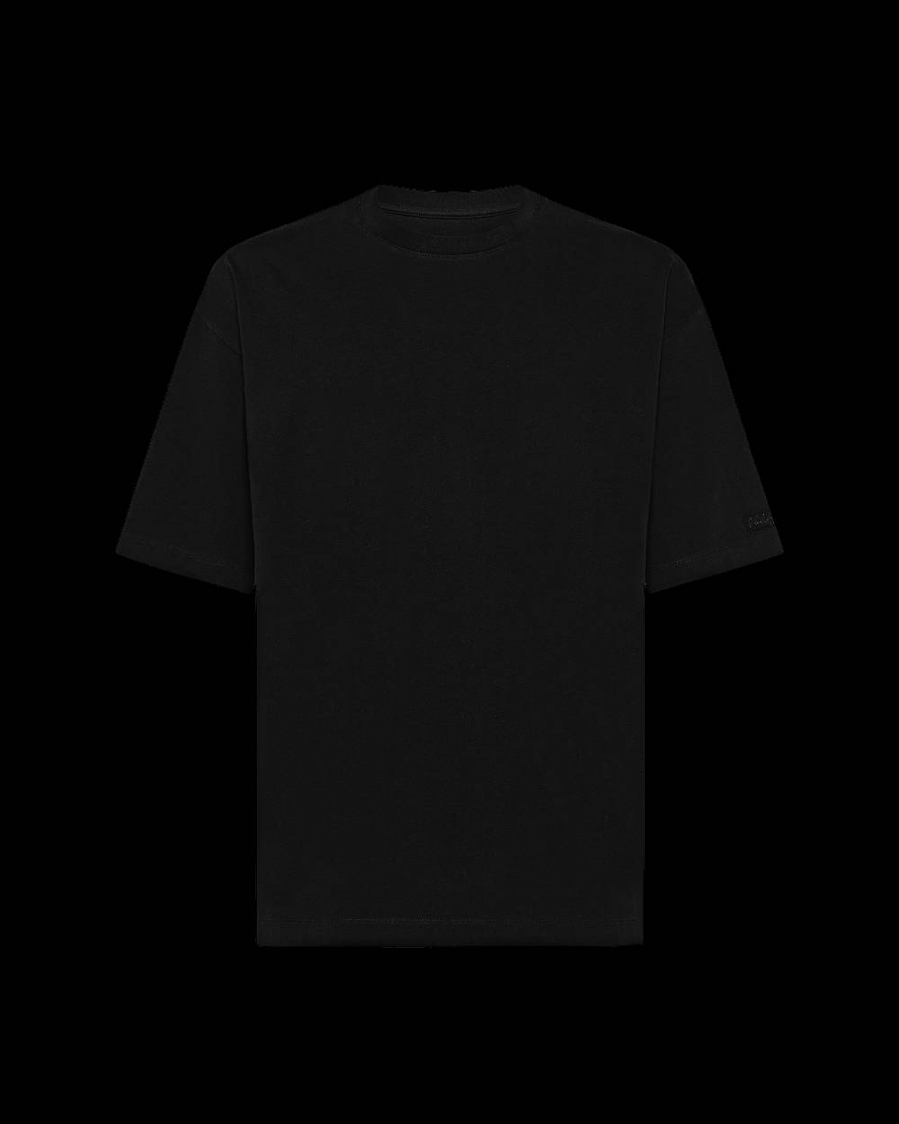 Philippe Model T-Shirt Maurice da Uomo Nera in Jersey Presa