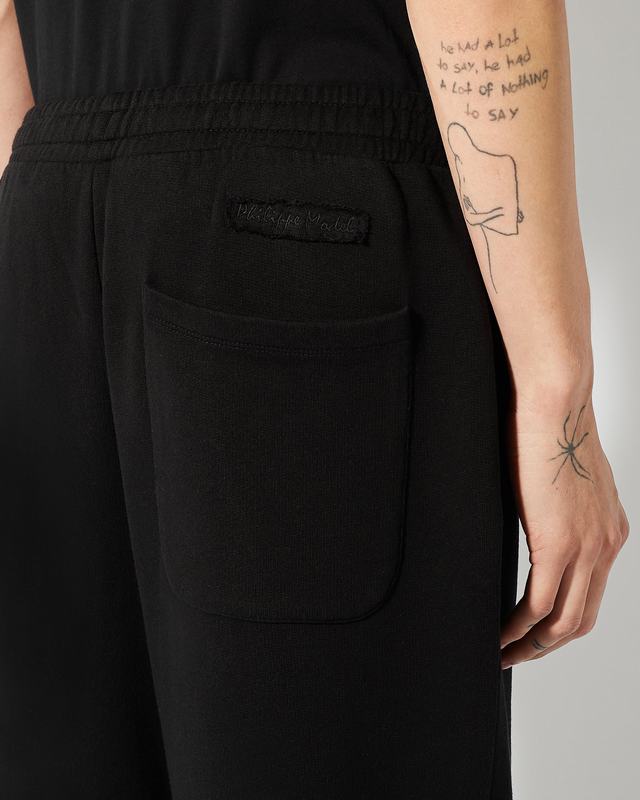 Philippe Model Pantaloni Christophe da Uomo Neri in Jersey Online