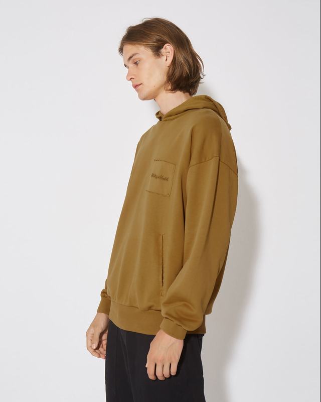 Philippe Model Felpa con cappuccio JEROME da Uomo Senape in Jersey Offerte