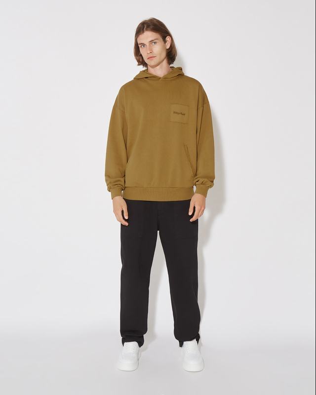Philippe Model Felpa con cappuccio JEROME da Uomo Senape in Jersey Offerte