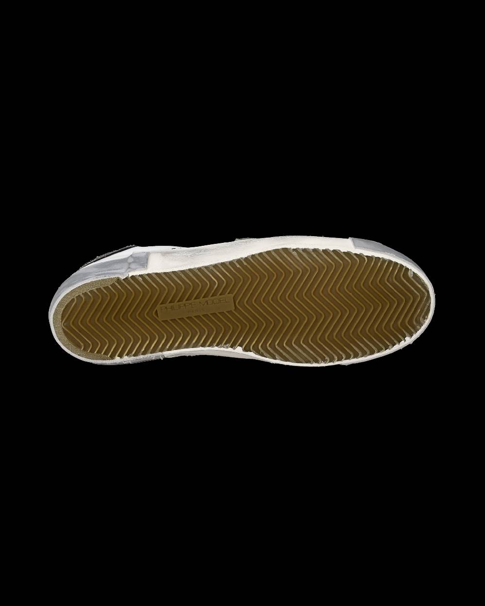 Philippe Model Sneaker basse Prsx uomo - bianco e verde Vendita Calda