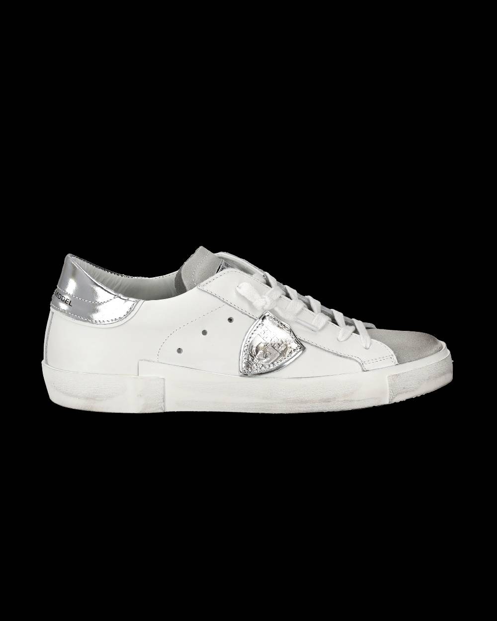 Philippe Model Sneaker bassa Prsx donna - bianco e argento Vendite Flash