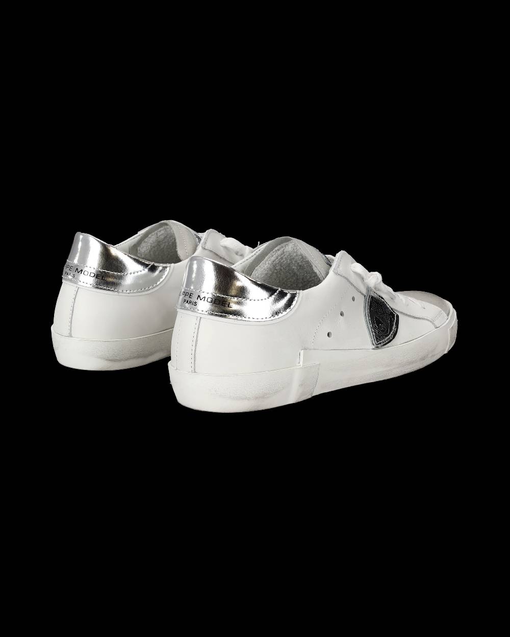 Philippe Model Sneaker bassa Prsx donna - bianco e argento Vendite Flash