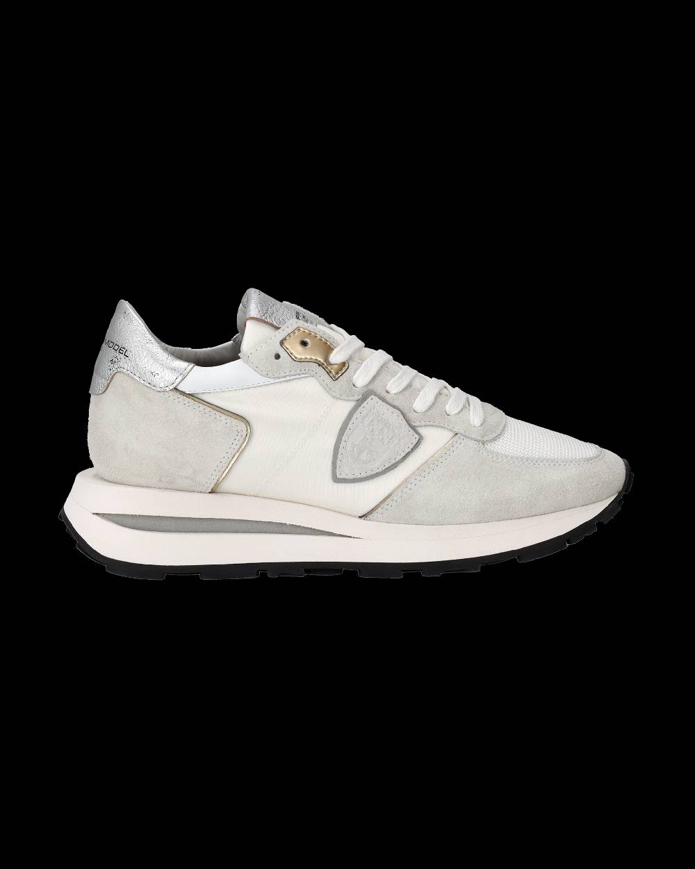 Philippe Model Sneaker basse Tropez Haute donna - bianco e argento 2025