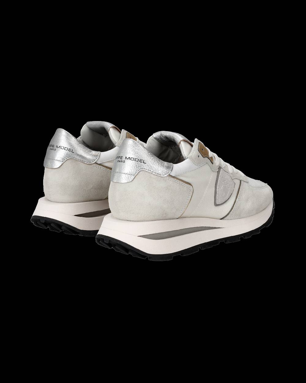 Philippe Model Sneaker basse Tropez Haute donna - bianco e argento 2025