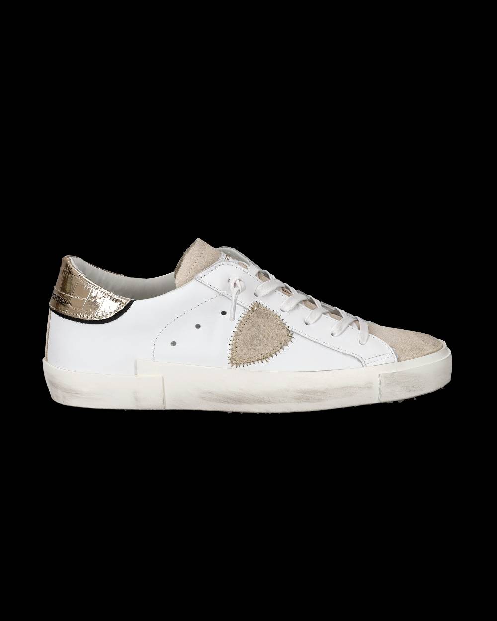 Philippe Model Sneaker bassa Prsx donna - bianco e oro Promozione