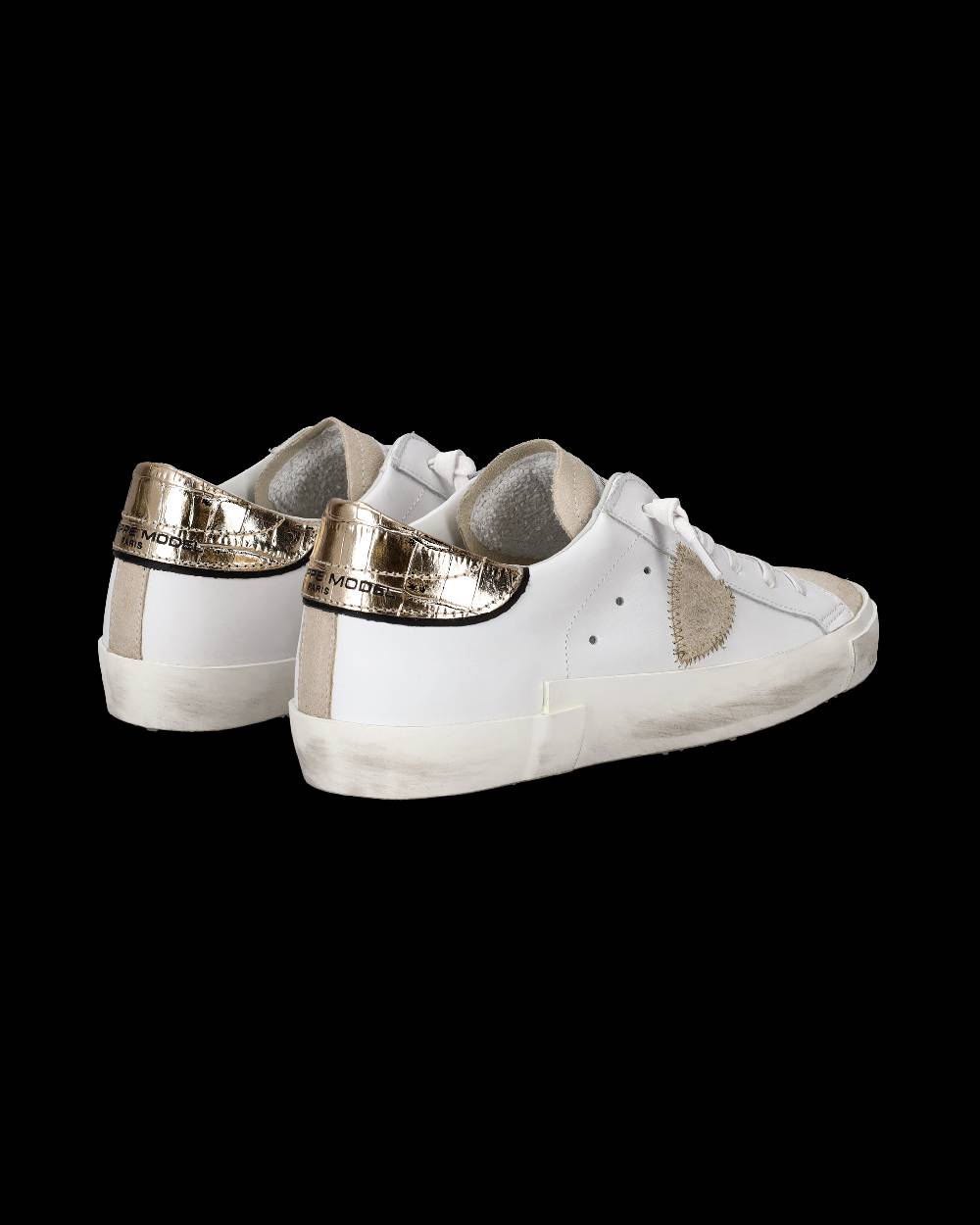 Philippe Model Sneaker bassa Prsx donna - bianco e oro Promozione