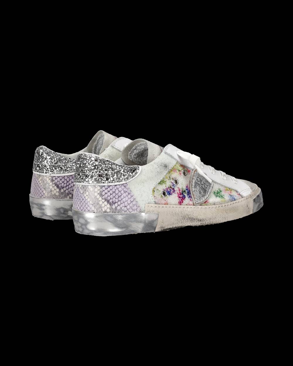 Philippe Model Sneaker bassa PRSX donna - bianco e argento Offerta