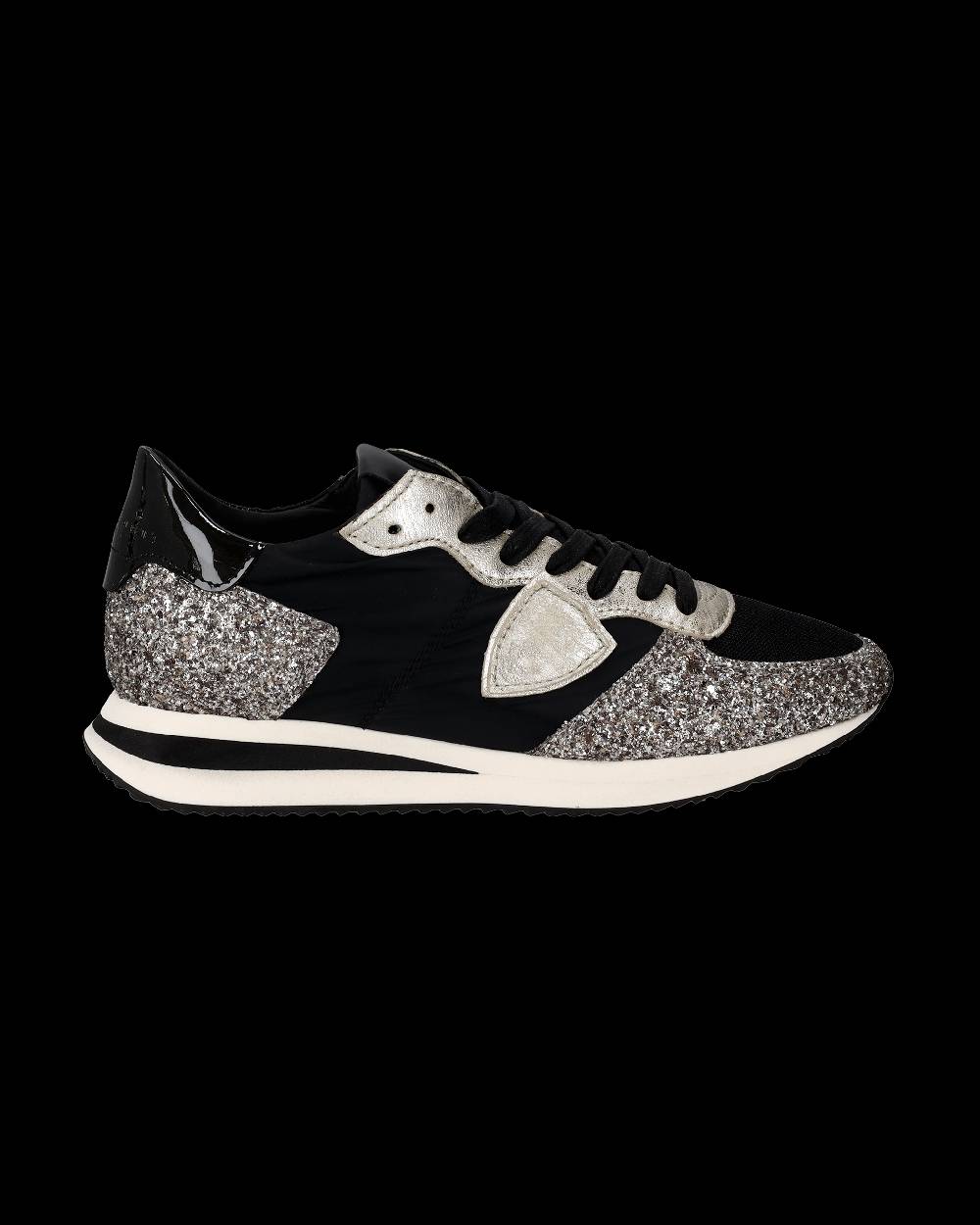 Philippe Model Sneaker bassa Trpx donna - nero e platinato Shopping Online