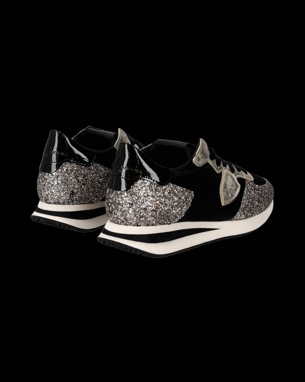 Philippe Model Sneaker bassa Trpx donna - nero e platinato Shopping Online
