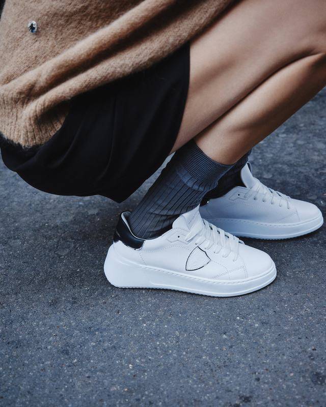 Philippe Model Sneaker basse Tres Temple donna - bianco e nero Convenienza