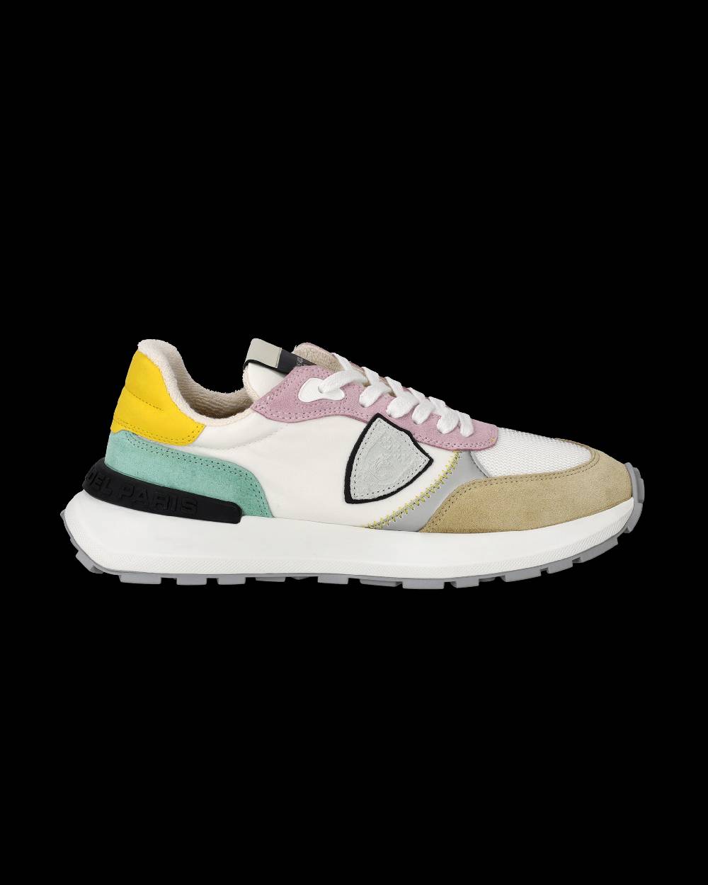 Philippe Model Sneakers Antibes da Donna Bianche e Rosa in Tessuto Tecnico Online