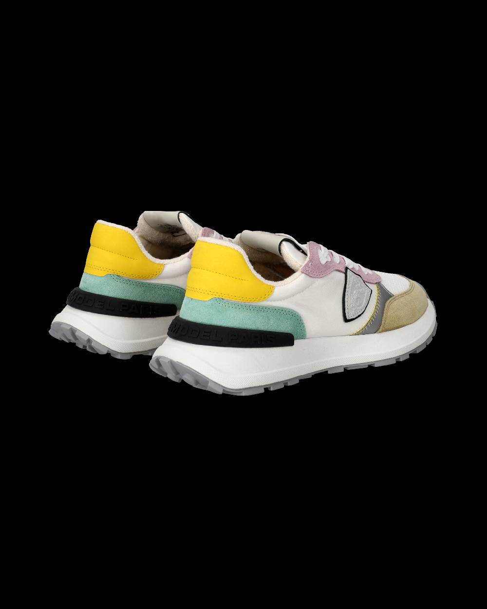 Philippe Model Sneakers Antibes da Donna Bianche e Rosa in Tessuto Tecnico Online