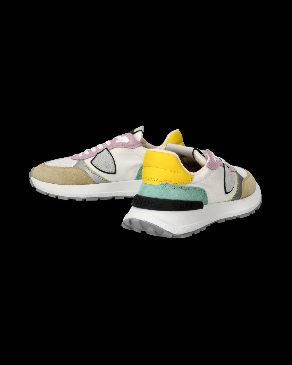 Philippe Model Sneakers Antibes da Donna Bianche e Rosa in Tessuto Tecnico Online