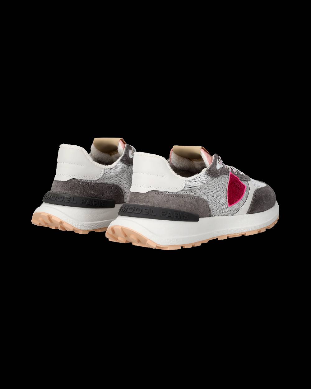 Philippe Model Sneaker running basse Antibes donna - argento e grigio In Vendita