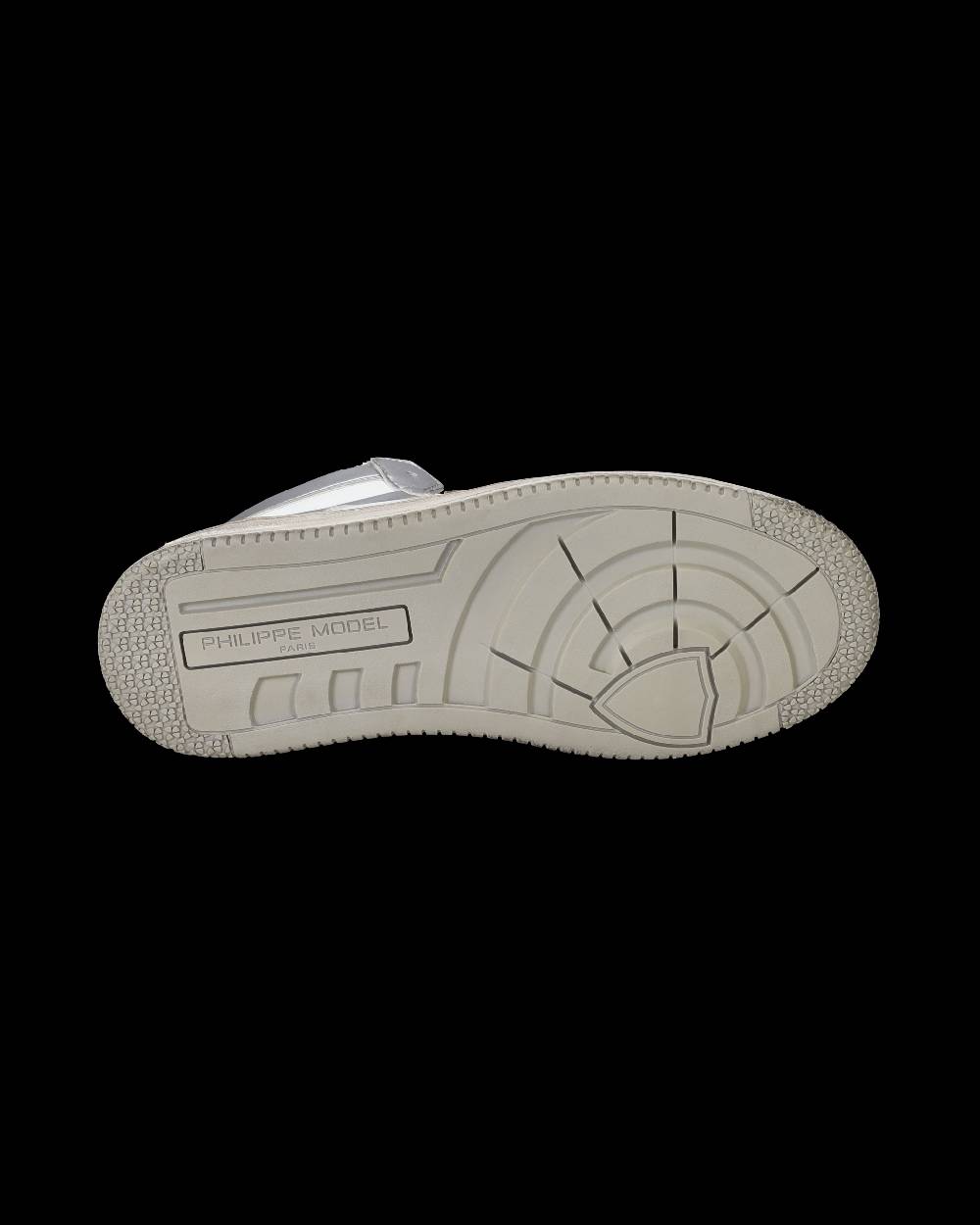 Philippe Model Sneaker mid rise Lyon donna - argento e bianco Saldi