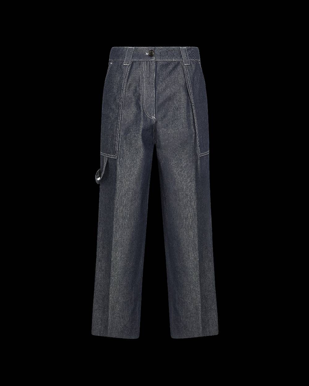 Philippe Model Jeans Coline da Donna Blu in Denim In Saldo