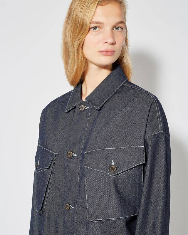 Philippe Model Giacca in denim Giselle da Donna Blu in Denim Nuova