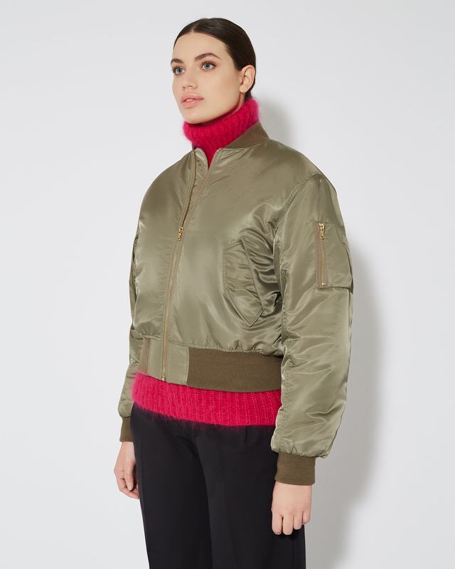 Philippe Model Giacca bomber Giulliet da Donna Verde in Jersey Vendita