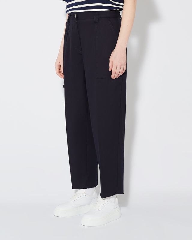 Philippe Model Pantaloni regular Coline da Donna Blu in Cotone Promozione