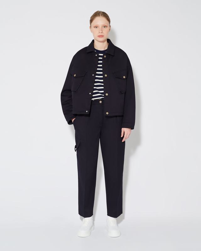 Philippe Model Pantaloni regular Coline da Donna Blu in Cotone Promozione