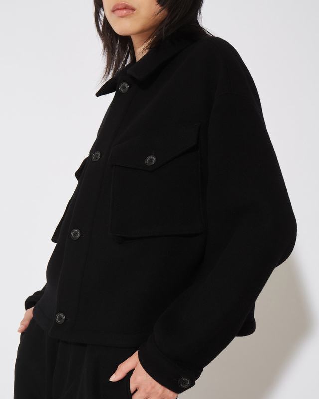 Philippe Model Giacca Giselle da Donna Nera in Lana Fino Al -60%