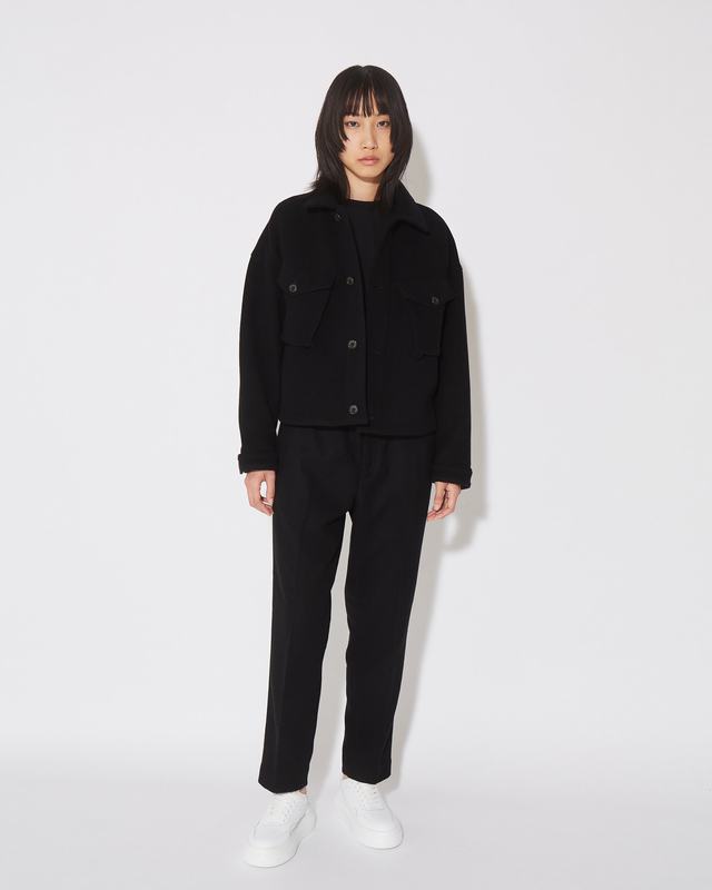 Philippe Model Giacca Giselle da Donna Nera in Lana Fino Al -60%