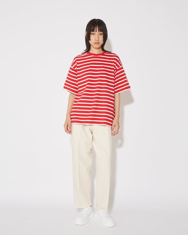 Philippe Model T-Shirt Monique da Donna Rossa in Cotone Presa