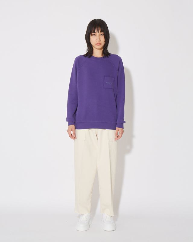 Philippe Model Felpa girocollo Belle da Donna Viola in Jersey Sconto
