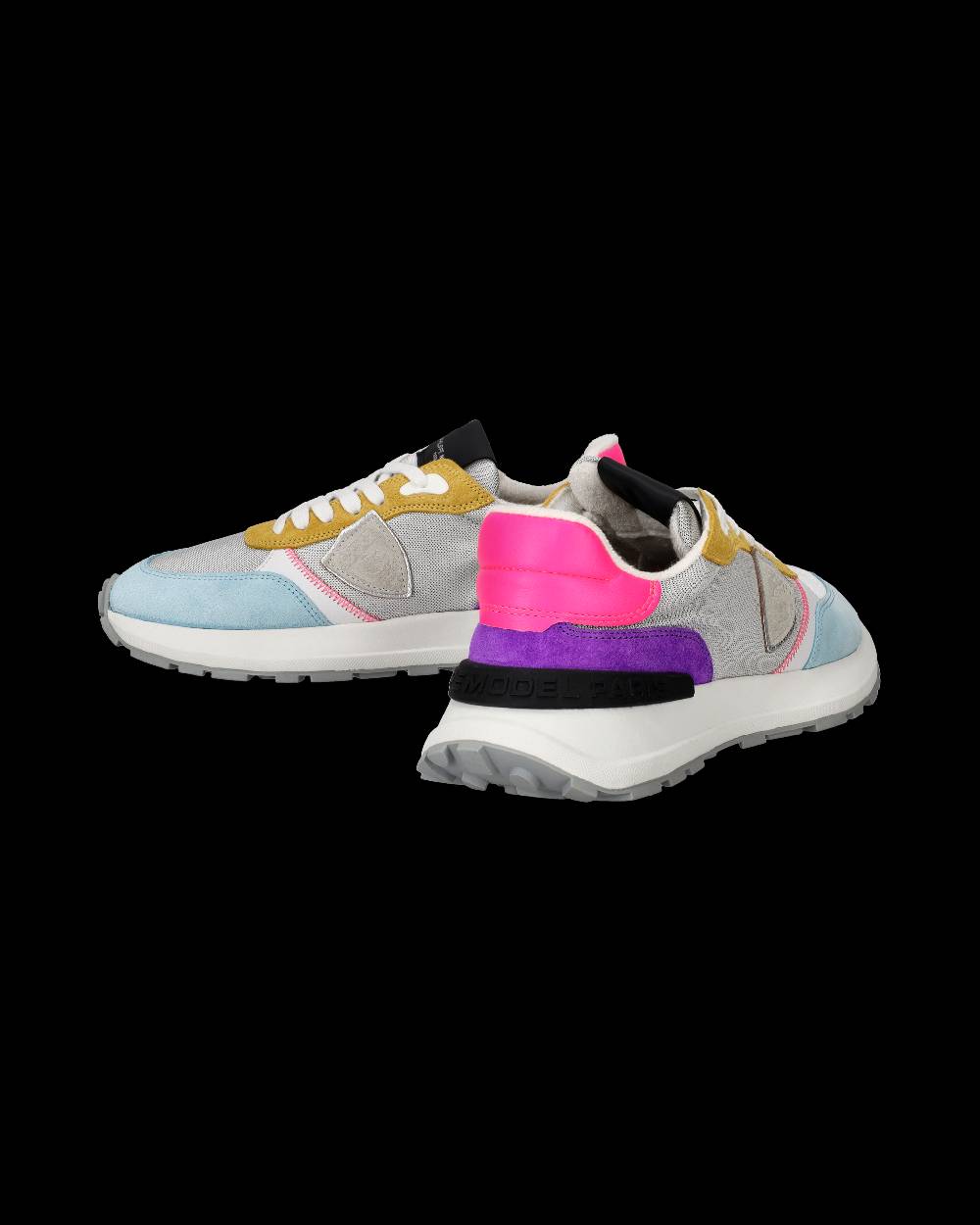Philippe Model Sneakers Antibes da Donna Argento in Tessuto Tecnico Fino al 60% di sconto