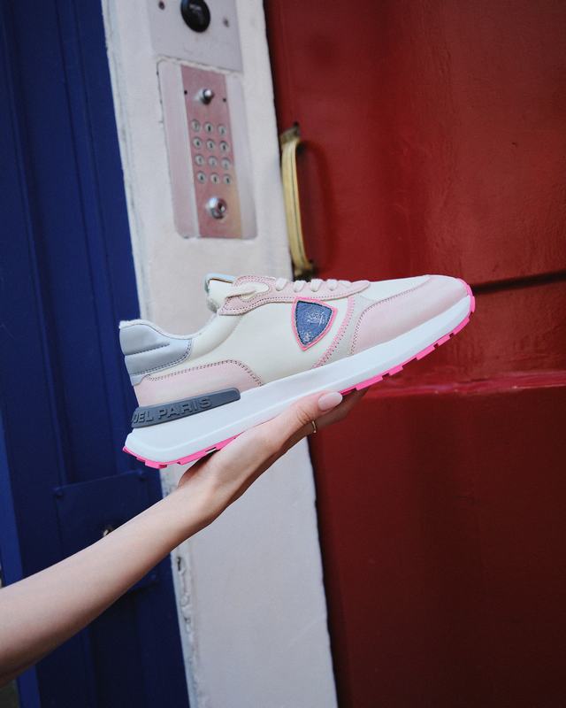Philippe Model Sneaker running basse Antibes donna - rosa e burro Only for today
