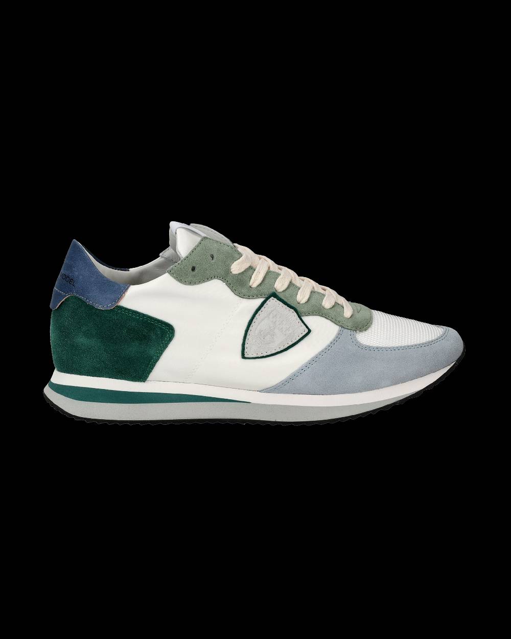 Philippe Model Sneakers Trpx da Uomo Bianche e Verdi in Tessuto Tecnico Offerta speciale della fabbrica