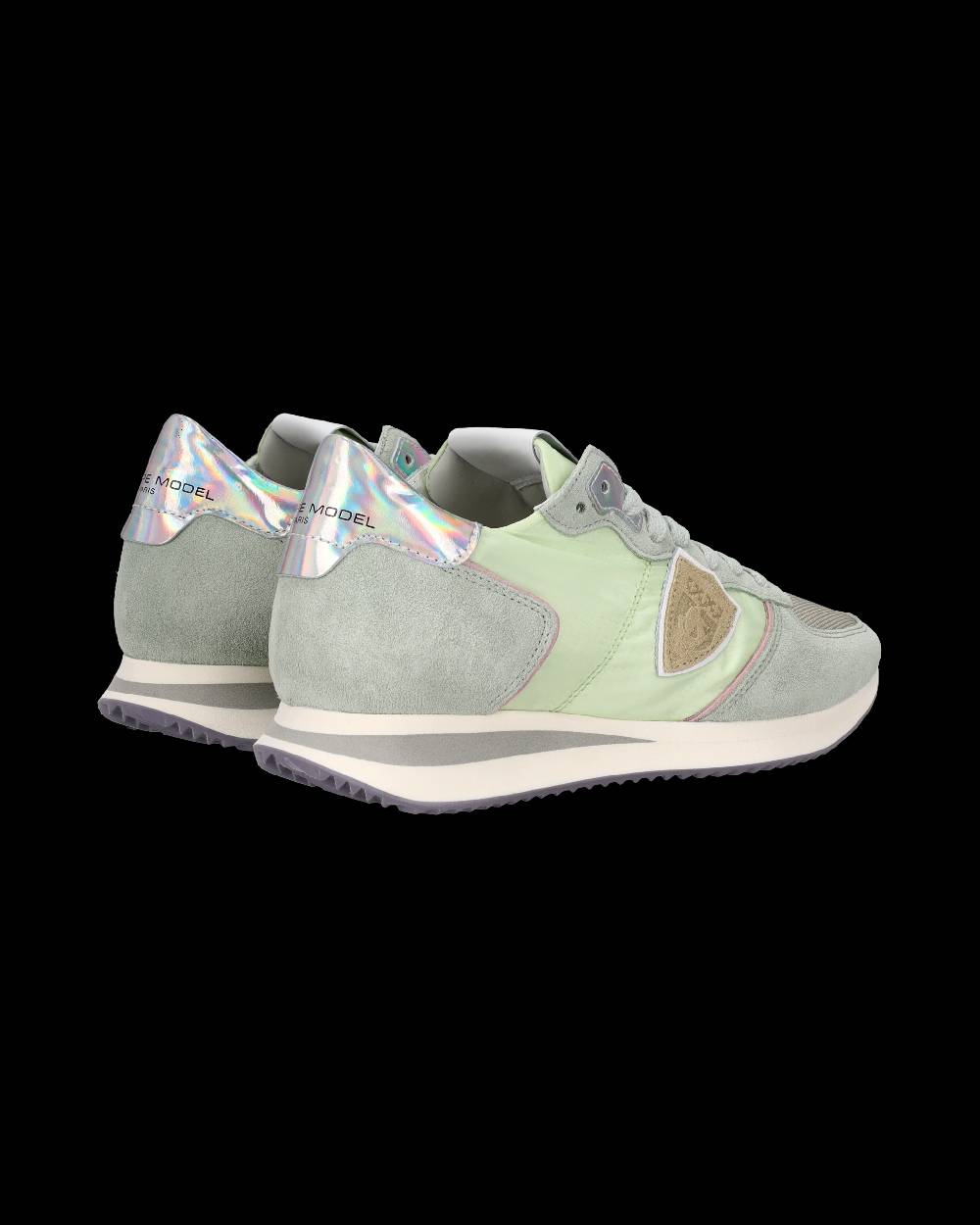 Philippe Model Sneaker running Trpx da donna - Rosa e verde menta Sostegno trimestrale