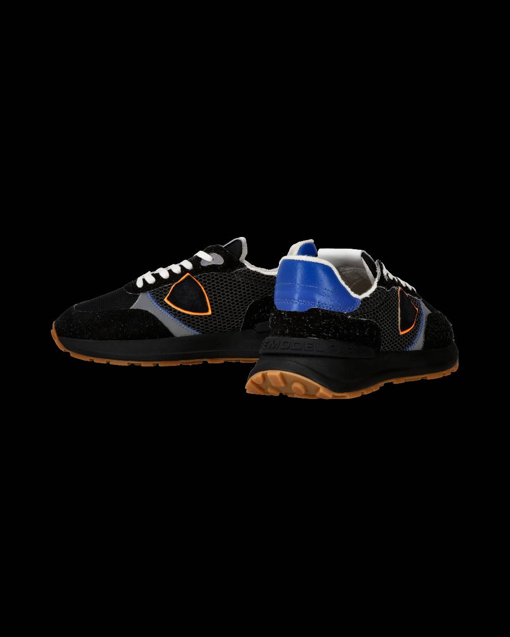 Philippe Model Sneaker sportive Antibes da uomo in nylon e pelle - Nero e arancione Discount Store per i nuovi prodotti