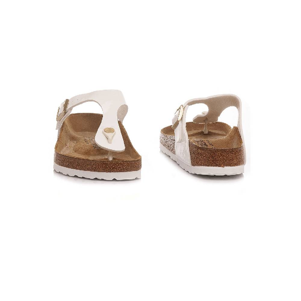 Birkenstock Ciabatte Donna Gizeh BS Patent White 1005299 2025