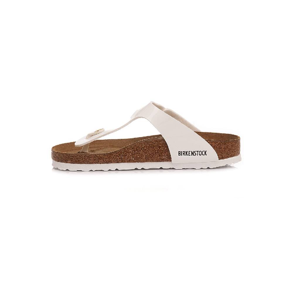 Birkenstock Ciabatte Donna Gizeh BS Patent White 1005299 2025