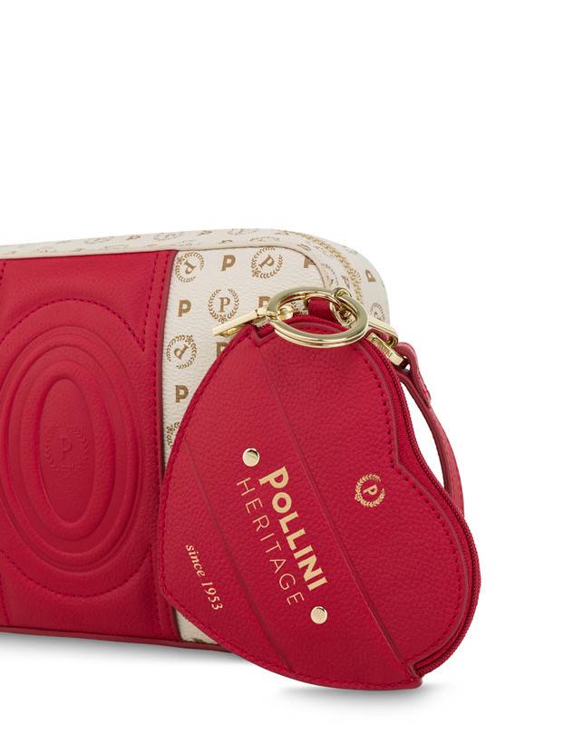 Pollini Borsa A Tracolla Heritage 70th Anniversary Avorio/rosso Offerte giornaliere