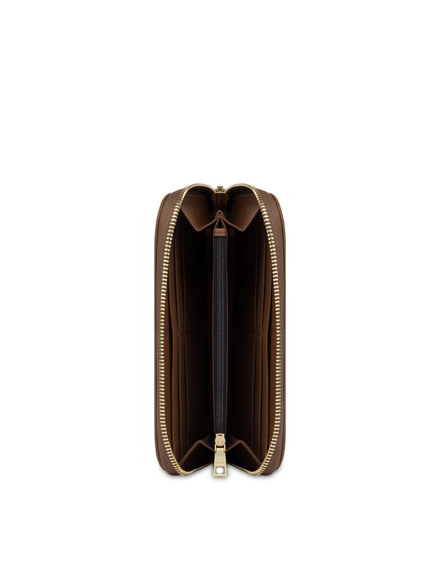 Pollini Portafoglio Zip Around Heritage Logo Classic Multicolor/marrone Negozi Online